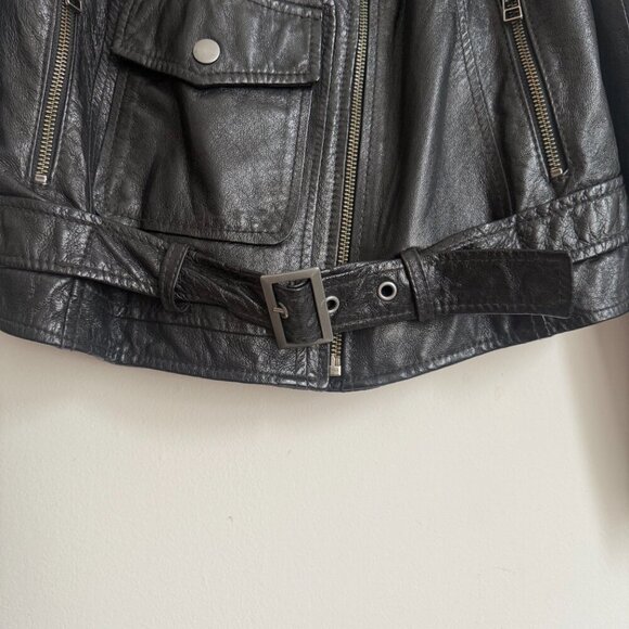 Victoria's Secret Rezrekshn by Esther Chen | Vintage 00's Era Leather Jacket XS - Picture 9 of 16